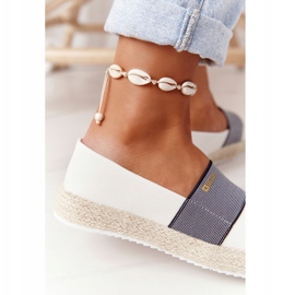 Espadrillot punotulla pohjalla Big Star HH274480 Valkoinen 1