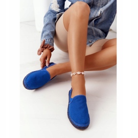 Big Star DD274A136 Navy Blue Espadrilles punotulla pohjalla tummansininen 1
