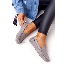 PH1 Naisten mokkanahkatakit, harmaa San Marino 2