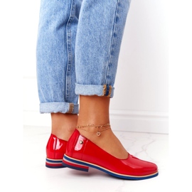 Lakatut nahkakengät Maciejka 05035-08 Punainen 2