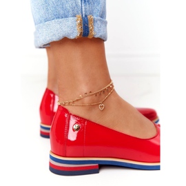 Lakatut nahkakengät Maciejka 05035-08 Punainen 1