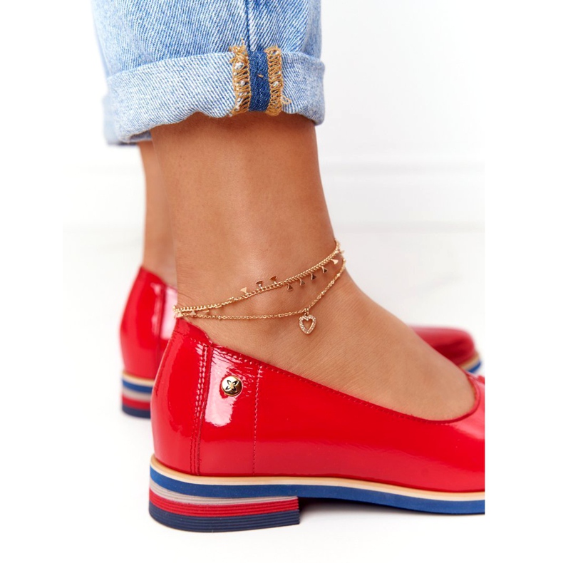 Lakatut nahkakengät Maciejka 05035-08 Punainen 1