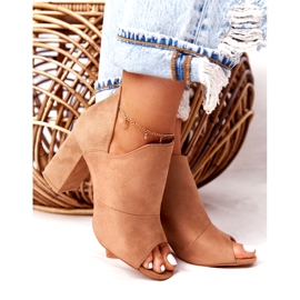 Kevät mokka saappaat postitse Vinceza 21-17095 Beige 3