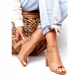 Kevät mokka saappaat postitse Vinceza 21-17095 Beige 2