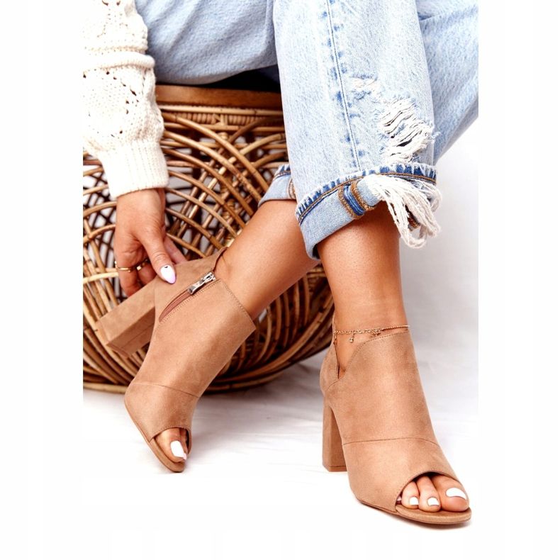 Kevät mokka saappaat postitse Vinceza 21-17095 Beige 2