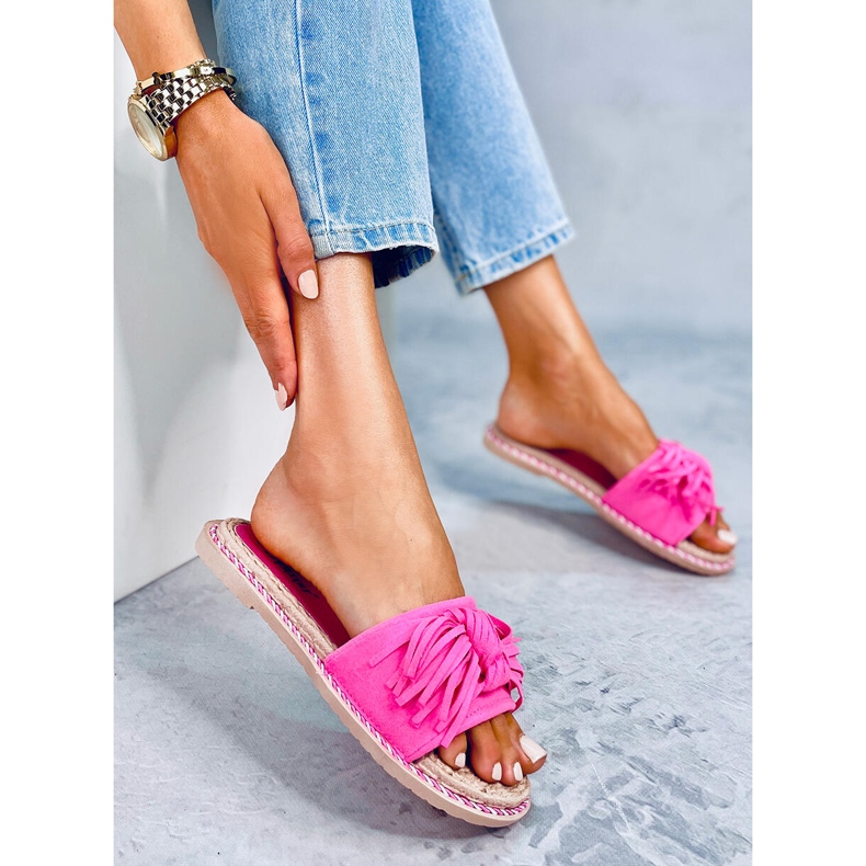 Fuchsia naisten tossut CK159 Fushia vaaleanpunainen 2