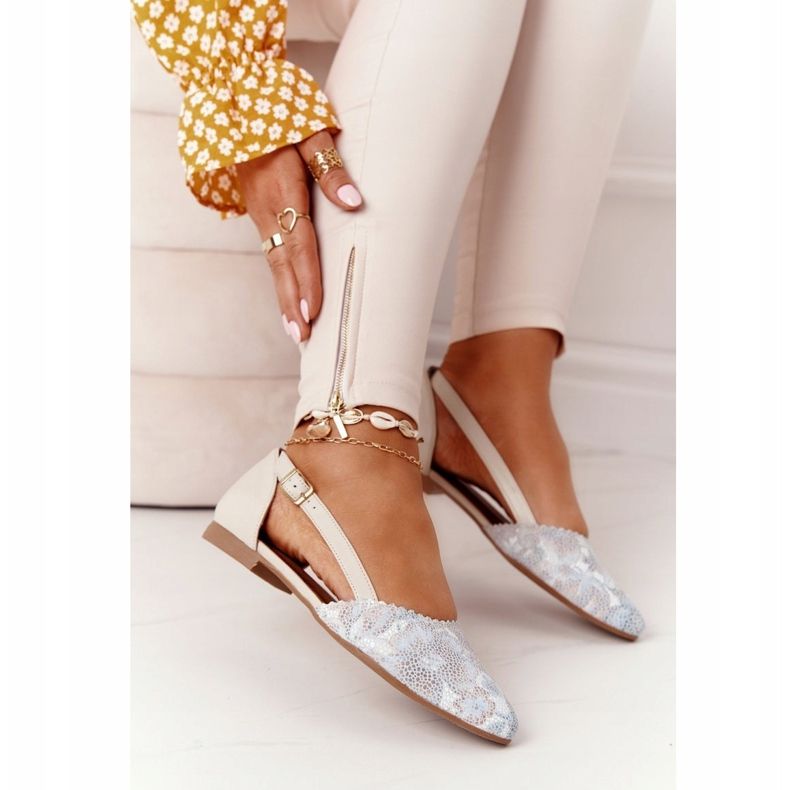 Nahka Maciejka 4972A-04 Beige balerinat 2