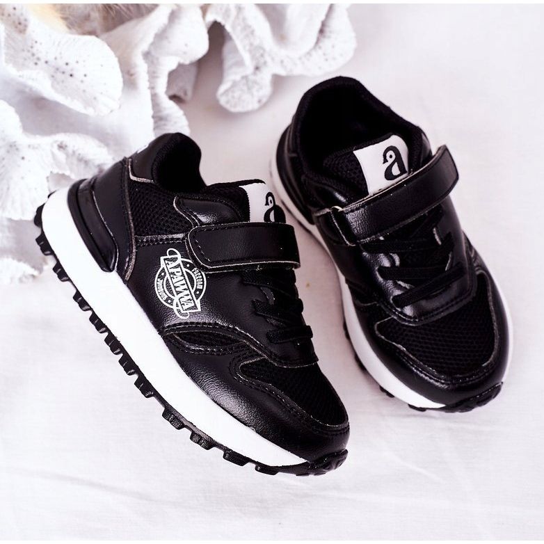 Apawwa Lasten urheilukengät Tennarit Musta Skatepark 1