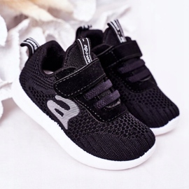 Apawwa Lasten mustat urheilukengät Little Sportsman 2