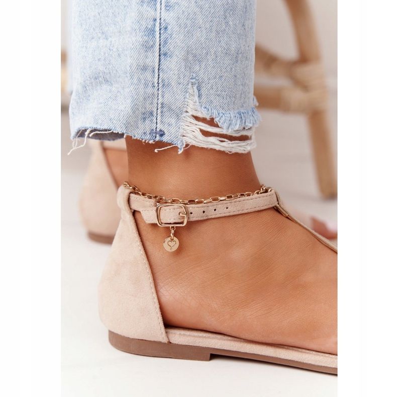 S.Barski Tyylikkäät mokkanahkaiset sandaalit S.Barazki 541-7 Beige 1