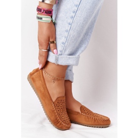 Naisten Camel Molly -mokkanahkakengät ruskea monivärinen 1