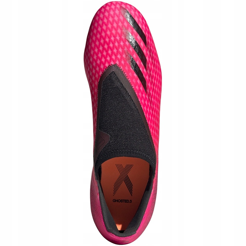 Adidas X Ghosted.3 Ll Fg FW6968 jalkapallokengät vaaleanpunainen vaaleanpunainen 1