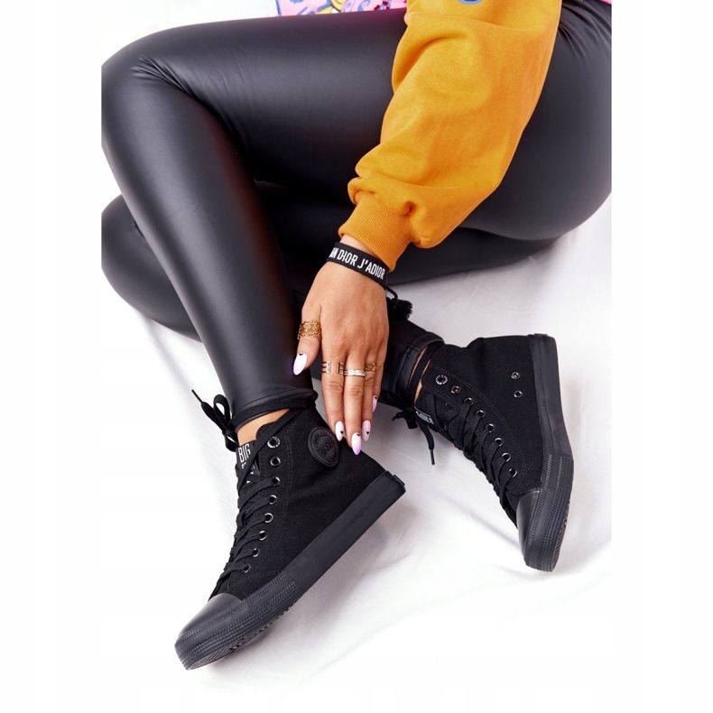 Korkeavartiset tennarit Big Star FF274A170 Musta 2