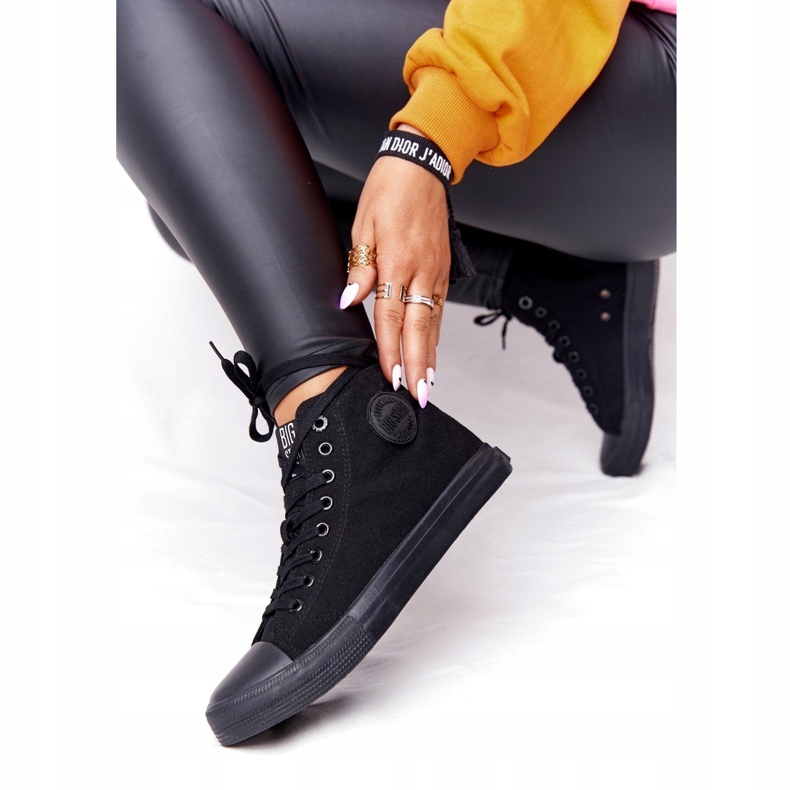 Korkeavartiset tennarit Big Star FF274A170 Musta 1