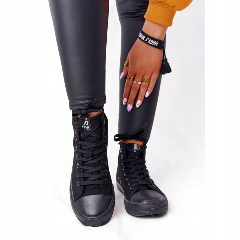 Korkeavartiset tennarit Big Star FF274A170 Musta 4