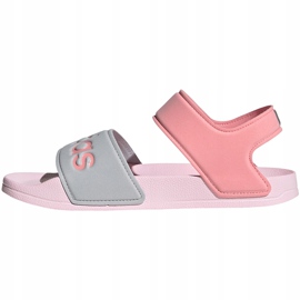 Lasten sandaalit adidas Adilette Sandal K harmaa-vaaleanpunainen FY8849 1