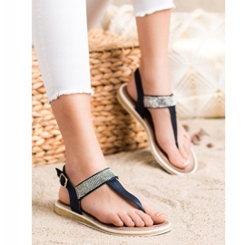 S. BARSKI Japanilaisen S.BARSKI -sandaalit laivastonsininen 1