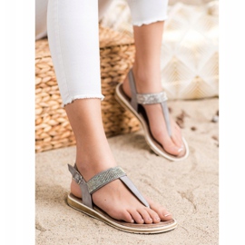 S. BARSKI Japanilaisen S.BARSKI -sandaalit harmaa 2