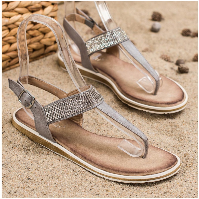 S. BARSKI Japanilaisen S.BARSKI -sandaalit harmaa 1