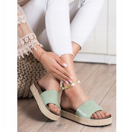 SHELOVET Tossut alustalla vihreä 1