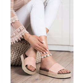 SHELOVET Tossut alustalla vaaleanpunainen 2