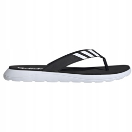 Adidas Miesten Comfort Flip Flop -musta tossut EG2069 valkoinen 2
