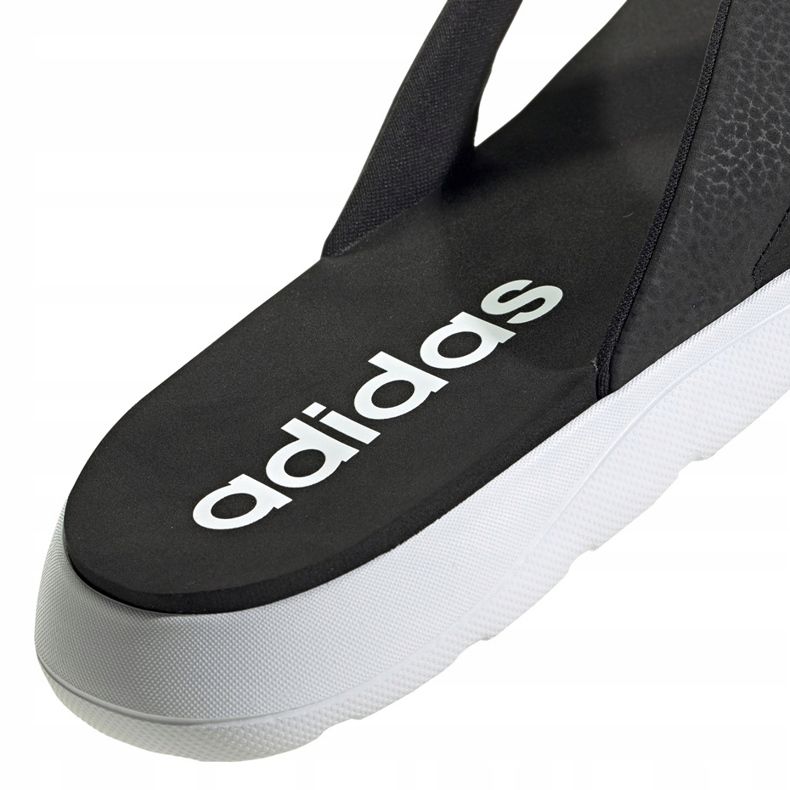 Adidas Miesten Comfort Flip Flop -musta tossut EG2069 valkoinen 3