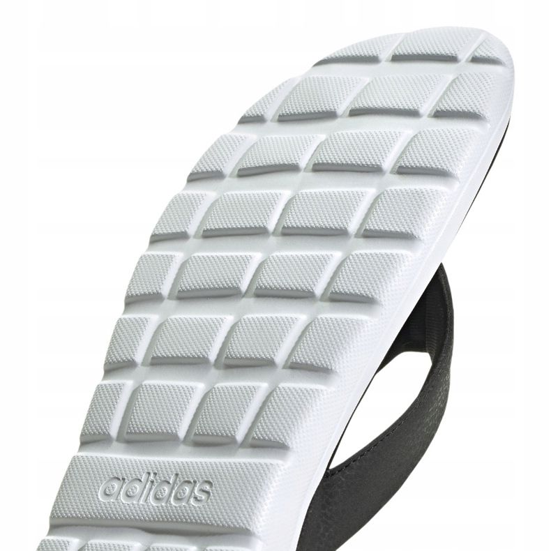 Adidas Miesten Comfort Flip Flop -musta tossut EG2069 valkoinen 4