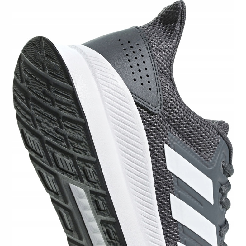 Harmaat Adidas Runfalcon miesten kengät F36200 valkoinen 3