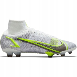 Nike Mercurial Superfly 8 Elite Fg CV0958 107 jalkapallokengät valkoinen 1