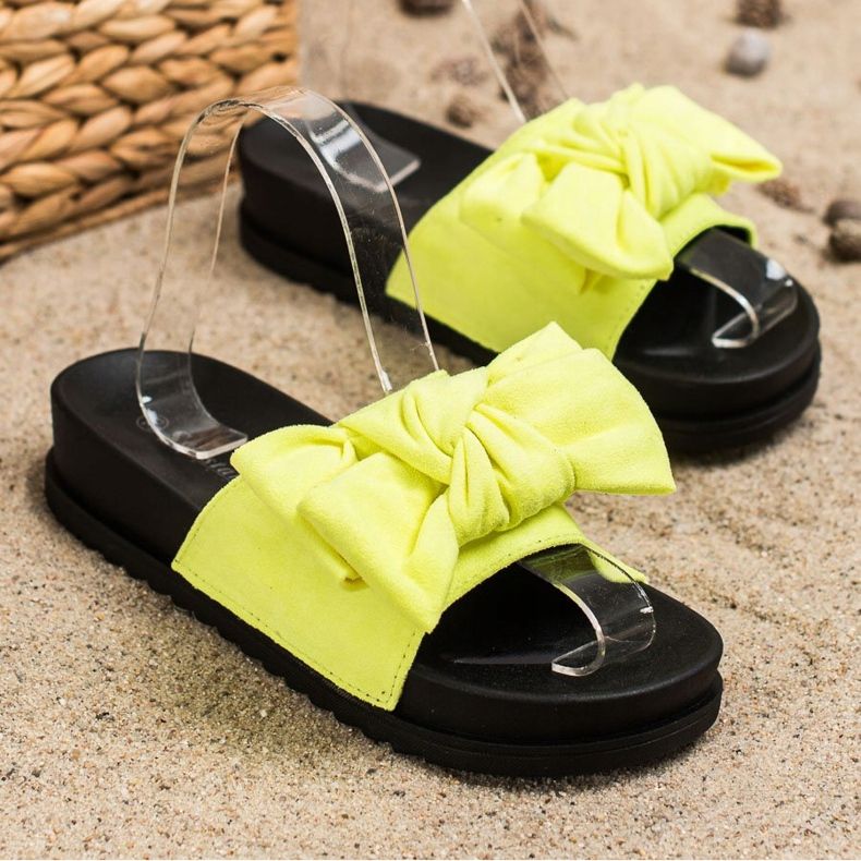 Seastar Tossut, joissa on rusetti keltainen 1