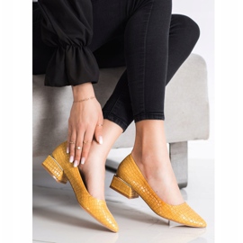 Goodin Keltaiset pumput Snake Print keltainen 1