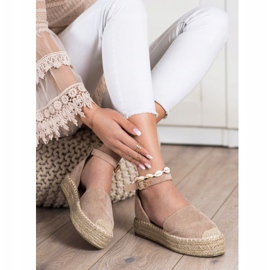 SHELOVET Espadrillit soljella beige 1