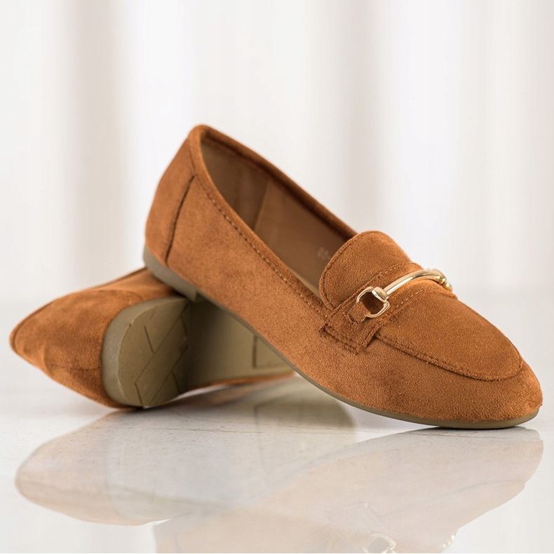 Anesia Paris Tyylikkäät mokkanahkat ruskea 1