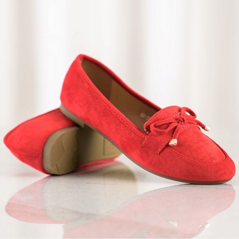 Anesia Paris Loaferit jousella punainen 1