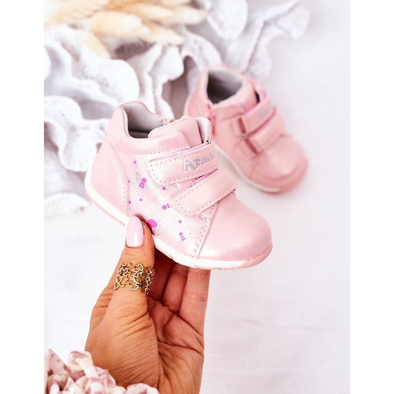 Apawwa Lasten brogues tarranauhalla Pink Milo vaaleanpunainen 2