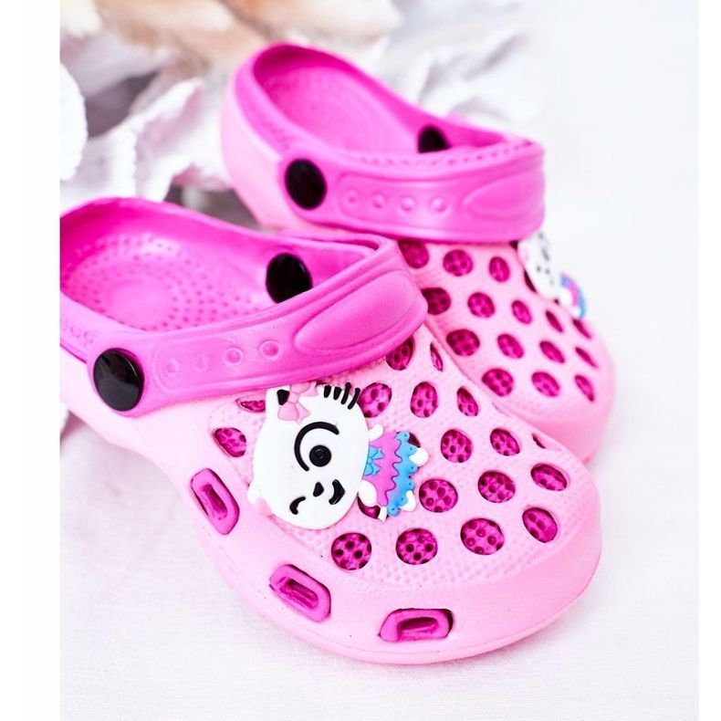 Lasten vaahtotossut Crocs Pink Jupiter vaaleanpunainen 1