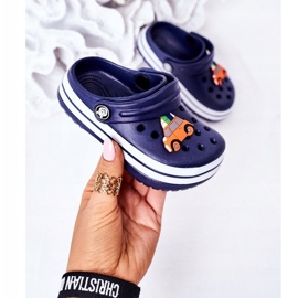 Lasten vaahtotossut Crooks Navy Blue Lazy Day tummansininen 2