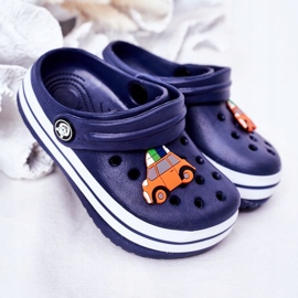 Lasten vaahtotossut Crooks Navy Blue Lazy Day tummansininen 1