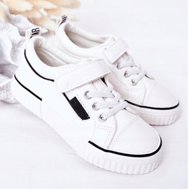 Lasten lenkkarit tarranauhalla Big Star HH374028 valkoinen 1