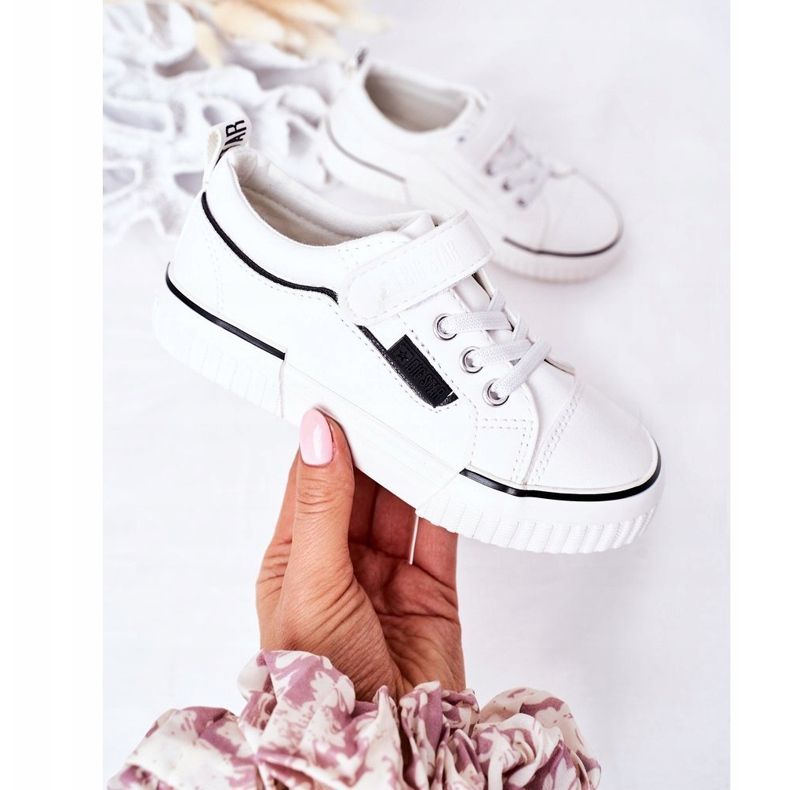 Lasten lenkkarit tarranauhalla Big Star HH374028 valkoinen 2