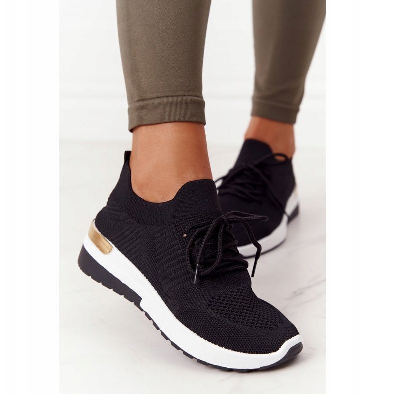 PG1 Urheilukengät Tennarit Wedge Musta Adeyla valkoinen 1