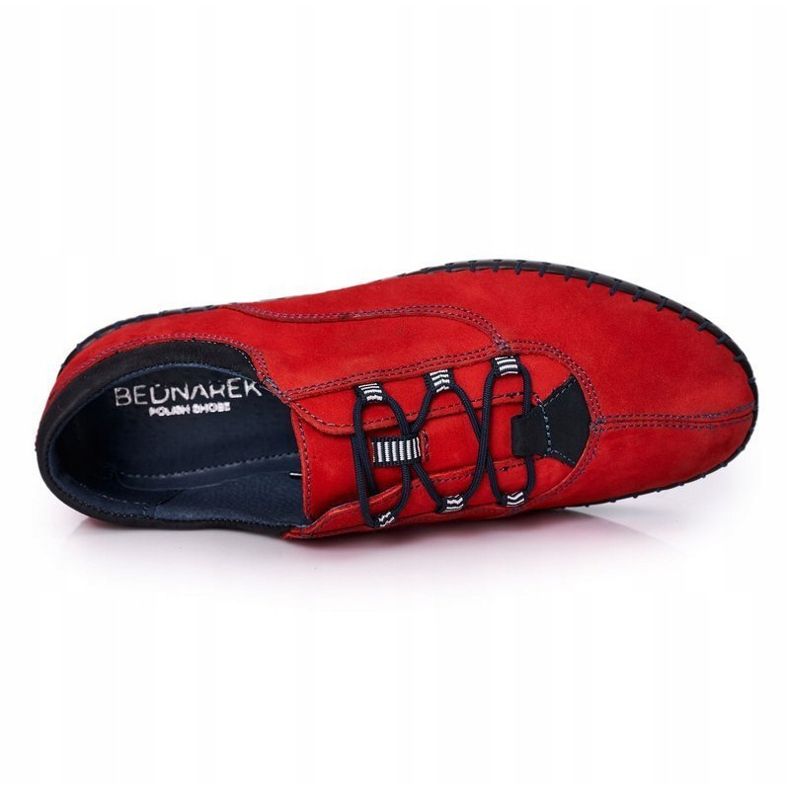 Bednarek Polish Shoes Miesten nahkakengät Bednarek Red punainen 1