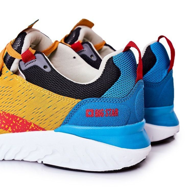 Miesten urheilukengät Memory Foam Big Star HH174237 Oranssi monivärinen 1