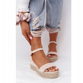 PS1 Beige Balearic Wedge Sandaalit 1