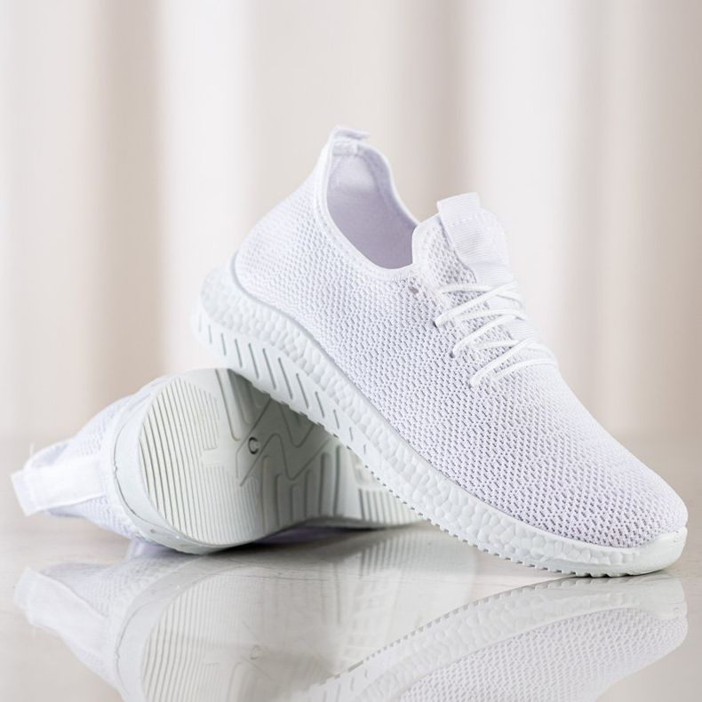 SHELOVET Tekstiiliset urheilukengät valkoinen 1