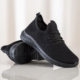 SHELOVET Tekstiiliset urheilukengät musta 1