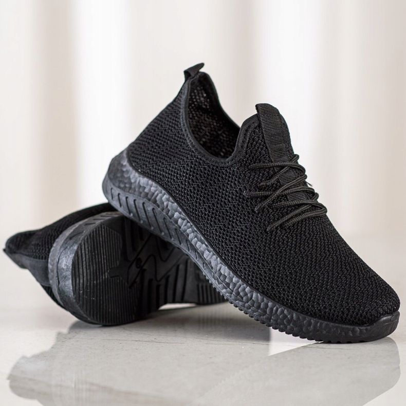 SHELOVET Tekstiiliset urheilukengät musta 1