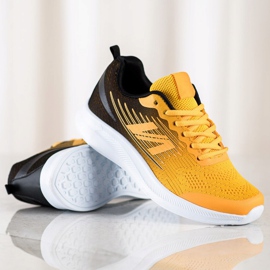 SHELOVET Kevyet tekstiilikengät musta keltainen 1