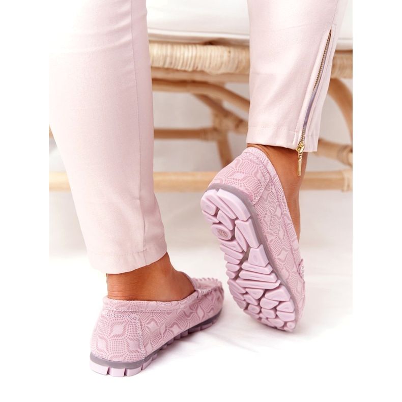 Rio Flore Ympäristöystävälliset Nahkaiset Loaferit Vaaleanpunainen 4